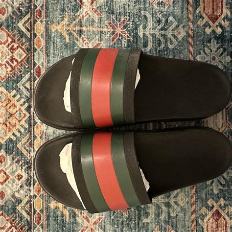 gucci slides with fur|gucci slides size 11.